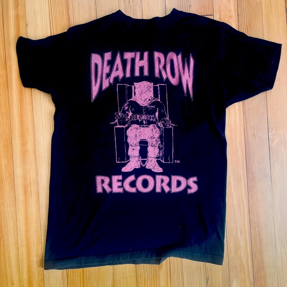 T-shirt Medium Black Death Row Records - Picture 2 of 3